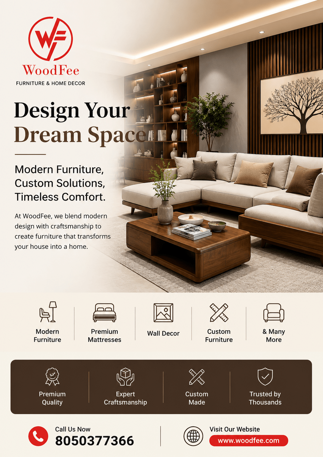 Transform Your Home with Modern Furniture & Elegant Interiors - WoodFee 