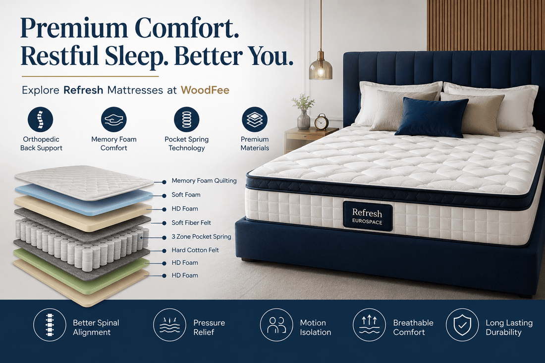 Explore Premium Mattresses at WoodFee - WoodFee 